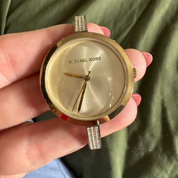 Lightly used MK bangle watch but hook might need fixed/ adjusted - Picture 2 of 3